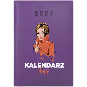 Kalendář Knihový kalendář 2026 A5 fialový