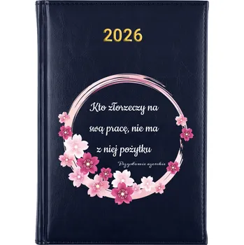 Kalendář Knižkový kalendář 2026 A5 FunnyCase modrý