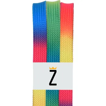 Tkaničky do bot Ploché tkaničky dětské - duha Délka: 60