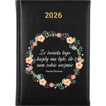 Diář Knižkový kalendář 2026 A5 černý