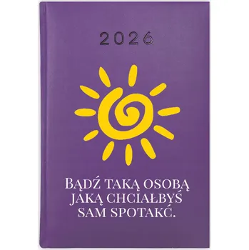 Kalendář Knihový kalendář 2026 A5 fialový