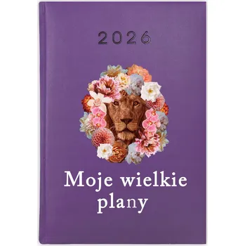 Kalendář Knihový kalendář 2026 A5 fialový