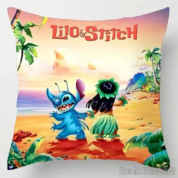 Povlak na dekorativní polštářek Roztomilý povlak Stitch 45x45 cm | povlak na polštář, dekorace do pokoje - H22