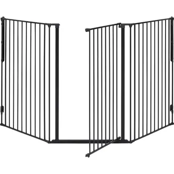 Dětská zábrana Baby Dan DogSpace Rocky L extra vysoká (105cm) prostorová zábrana černá