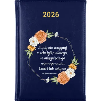 Kalendář Knižní kalendář 2026 A5 modrý