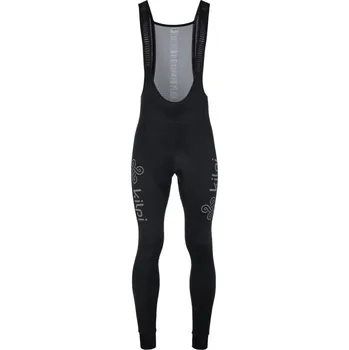 Cyklistické kalhoty Pánské cyklistické legíny KILPI VALLEY-M SM0421KI ČERNÁ L