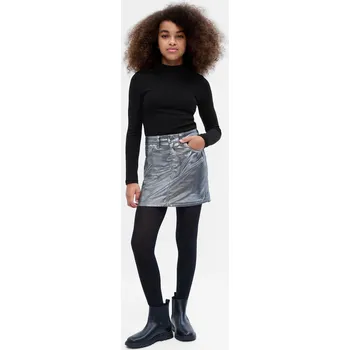 Dívčí oblečení GAP Dětské tričko s rolákem - Holky GAP černá 2522114