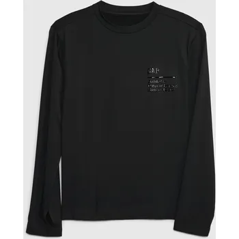 Dívčí oblečení GAP Dětské tričko s logem - Kluci GAP černá 2502584