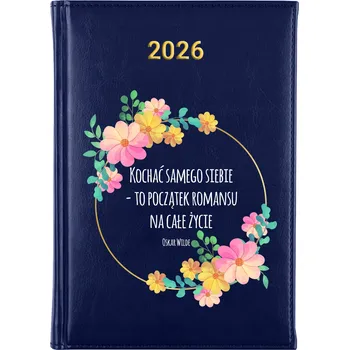 Kalendář Knižní kalendář 2026 A5 modrý