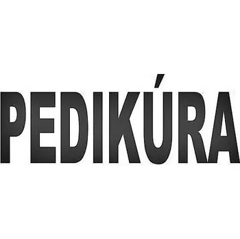 ODEL Samolepka PEDIKÚRA černá