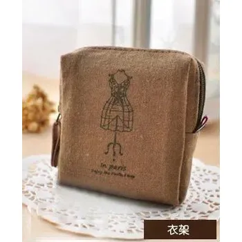 Peněženka Vintage peněženka s motivem Paříže | malá peněženka, retro styl - Ramínko na šaty