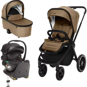 Kočárek Zopa Set kočárek Move Cross 3 + hluboká korba  Move XL 3 + autosedačka XM boss grey+ báze 2025 Toffee Brown