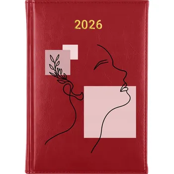 Kalendář Knižkový kalendář 2026 A5 FunnyCase modrý