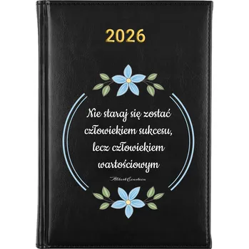 Kalendář Knižkový kalendář 2026 A5 černý