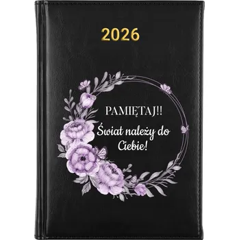 Kalendář Knižkový kalendář 2026 A5 černý