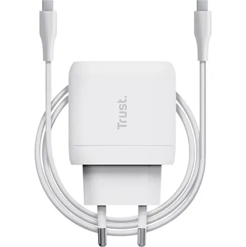 Adaptér k notebooku TRUST Charger 45W Maxo USB-C 2m white