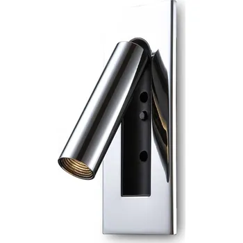 Bodové svítidlo Reading spot 2 LED zápustné nábytkové svítidlo Chromová