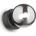 Ideal lux Perlage G9 nástěnné svítidlo Černá / 1 koule