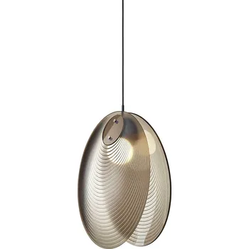 Bomma Ama LED skleněné závěsné svítidlo Otevřená / Bronzová tmavá