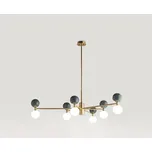 Aromas Dalt G9 závěsné svítidlo lustr Zlatá