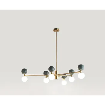 Aromas Dalt G9 závěsné svítidlo lustr Zlatá