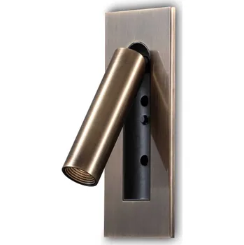 Reading spot 2 LED zápustné nábytkové svítidlo Měděná