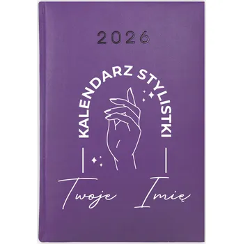 Kalendář Knižní kalendář 2026 A5 FunnyCase fialový