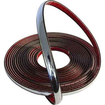 Ochranný autopotah Lišta ochranná na bok vozidla chrom - šířka 9mm