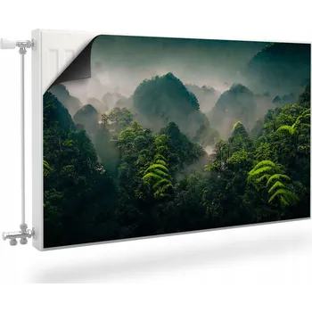 Obraz Magnetická podložka na radiátor, kryt na topení 120 x 60 cm zelená