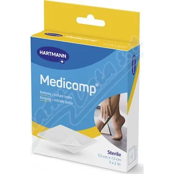 Zdravotnický materiál Medicomp Kompres sterilní 7.5 x 7.5 10ks