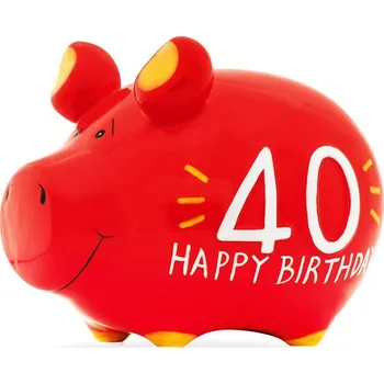 Pokladnička KupMa Keramické prasátko 40 let