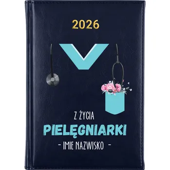 Kalendář Knižkový kalendář 2026 A5 FunnyCase modrý