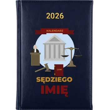 Kalendář Knižkový kalendář 2026 A5 FunnyCase modrý