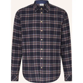 Pánská košile Luis Trenker Pánská Flanelová Košile Regular Fit, tmavě modrá...