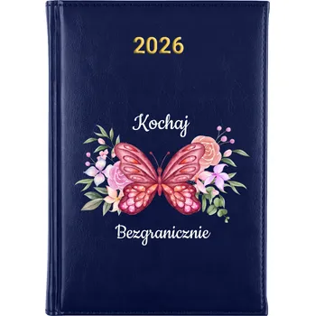 Kalendář Knižní kalendář 2026 A5 modrý