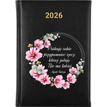 Kalendář Knižní kalendář 2026 A5 FunnyCase černý