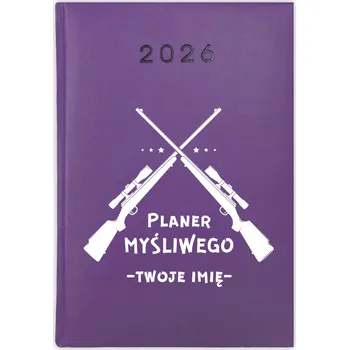 Kalendář Knižní kalendář 2026 A5 FunnyCase fialový