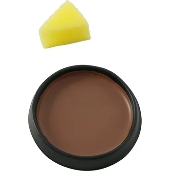 Přípravek na tvář Hnědý make-up s houbičkou