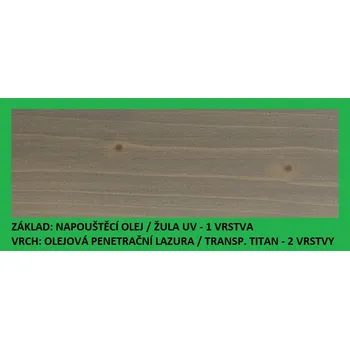 Olej na dřevo BBB Napouštěcí olej 2,7lt Žula UV