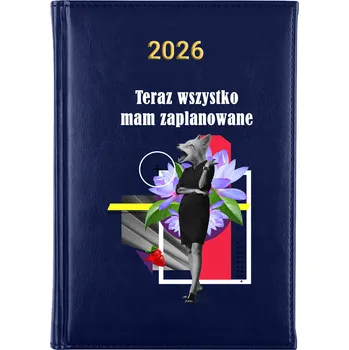 Kalendář Knižní kalendář 2026 A5 modrý