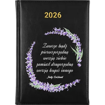 Kalendář Knižní kalendář 2026 A5 FunnyCase černý