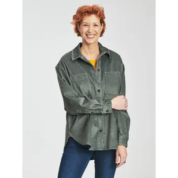 Dámská košile GAP Manšestrová košile - Dámské GAP šedá 2140524