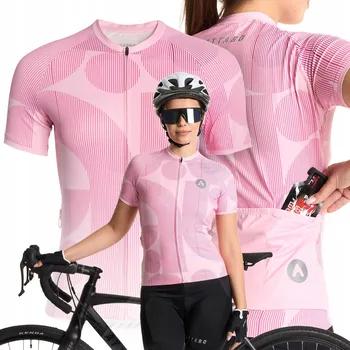 Cyklistické oblečení Dámský cyklistický dres ATTABO Vites WMNS růžový XL