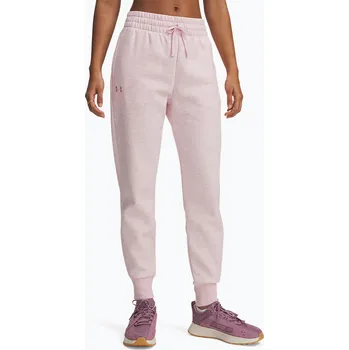 Dámské kalhoty Under Armour Rival Fleece prime pink light heather/prime pink