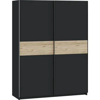 Šatní skříň Šatní skříň BERNO 150 - antracit + jackson hickory