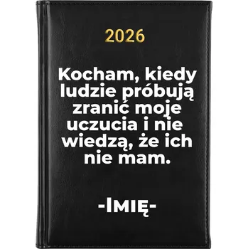 Kalendář Knižkový kalendář 2026 A5 černý