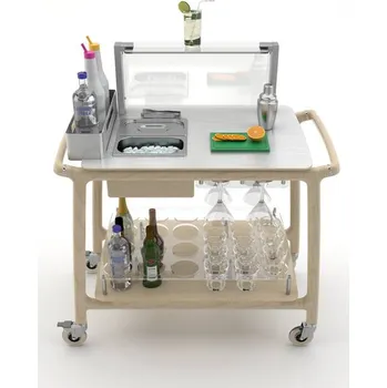 Servírovací stolek Vozík servírovací koktejlový ARIANNA BAR