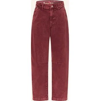 Buena Vista Dámské Barrel Džíny Z Manšestru, tmavě červená, 32