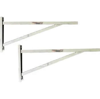 Nábytkové kování Stěnová konzole - délka 600mm, nerez