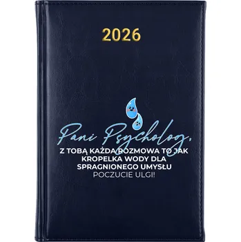 Kalendář Knižkový kalendář 2026 A5 FunnyCase modrý